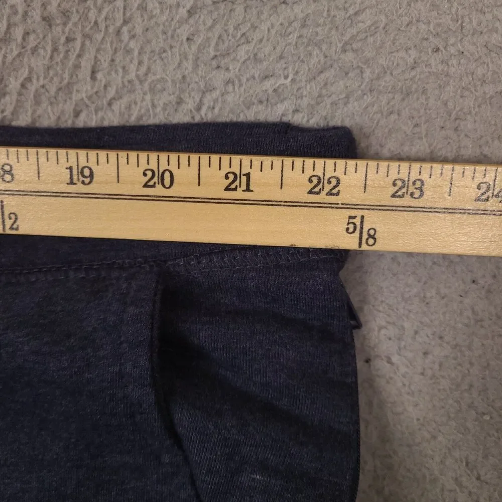 Eddie Bauer Sweat Shorts XXL 44 Waist Blue Lounge‎ Drawstring Elastic Stretch